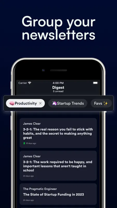 Newsletter Reader by Meco screenshot 5 of 7