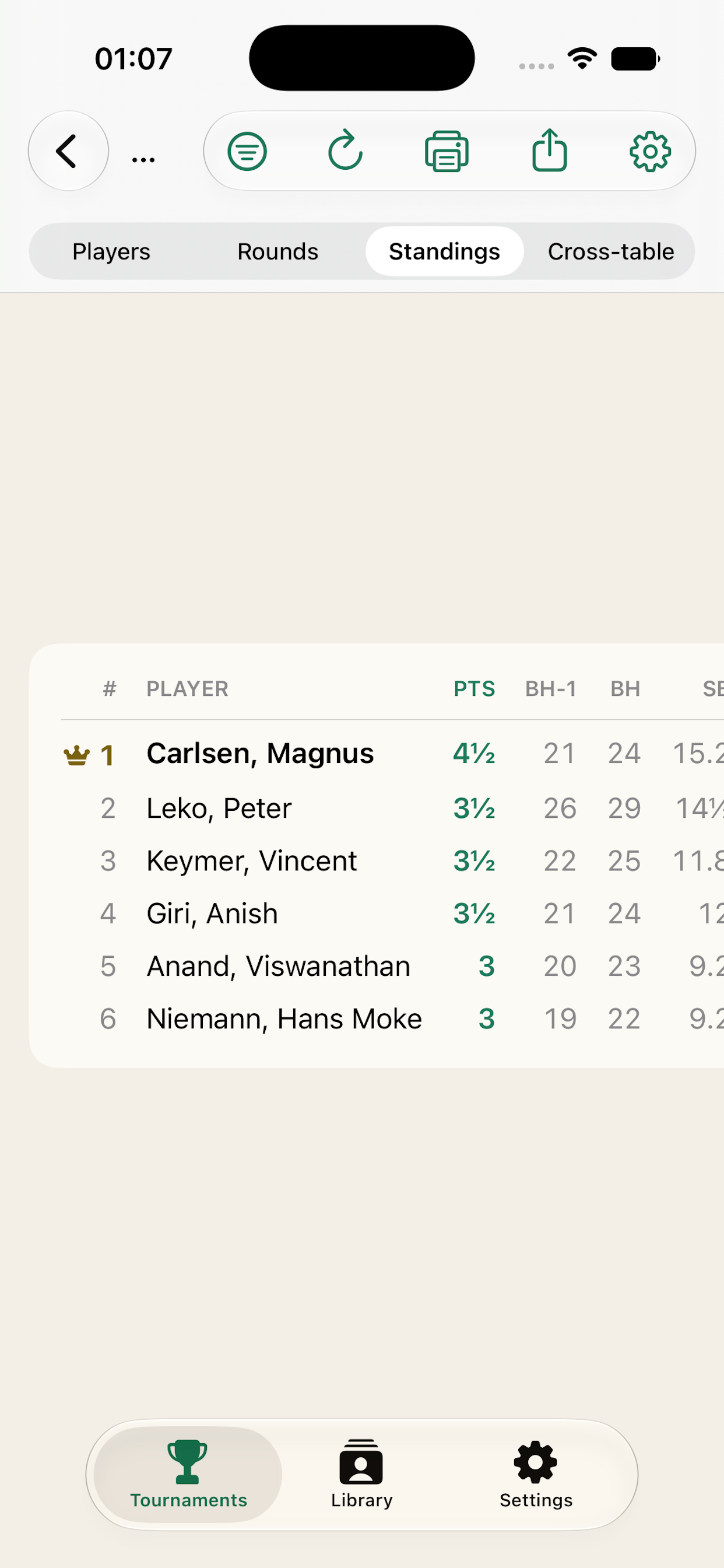 ChessManager: Easy Tournaments screenshot 3