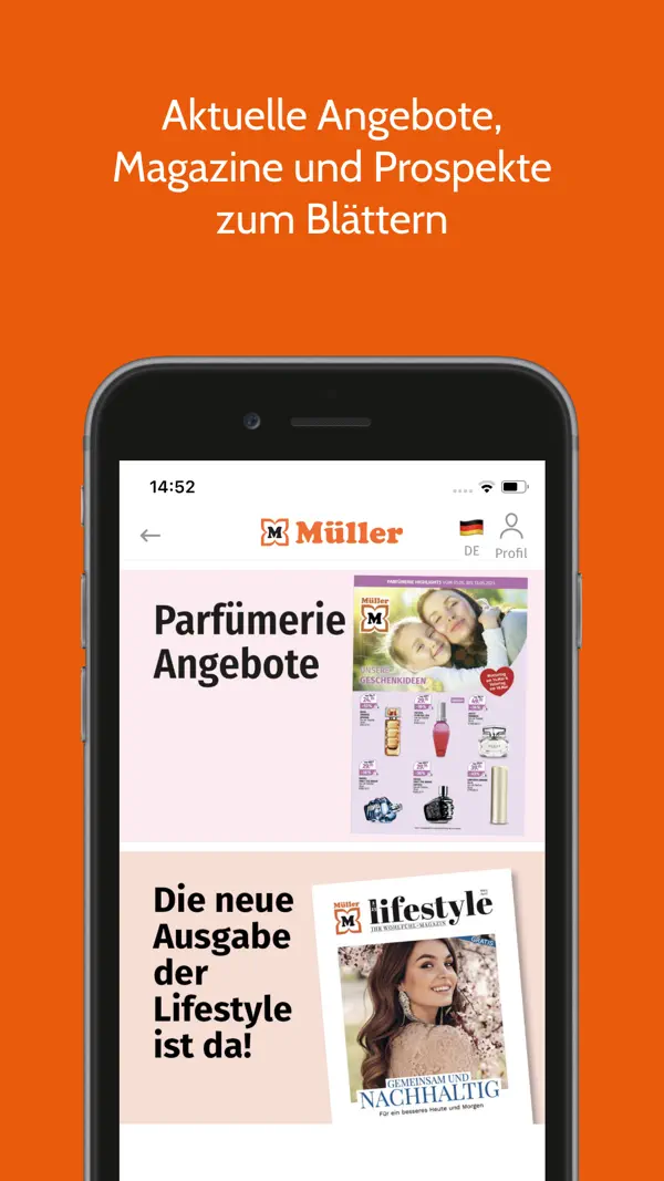 Müller iPhone App Screenshot 7 – Shopping