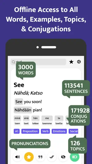 The Most Common Finnish Words screenshot 2