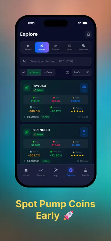 Sindex AI: Crypto Signal Alert screenshot 7 of 10