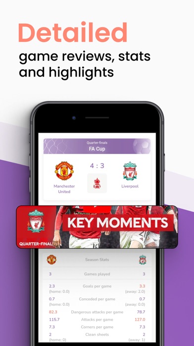 FanClub: Soccer Scores & Chats iPhone screenshot 3 - Sports app