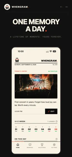 Whengram screenshot 1