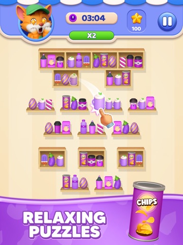 Goods Frenzy - Sort Puzzle iPad screenshot