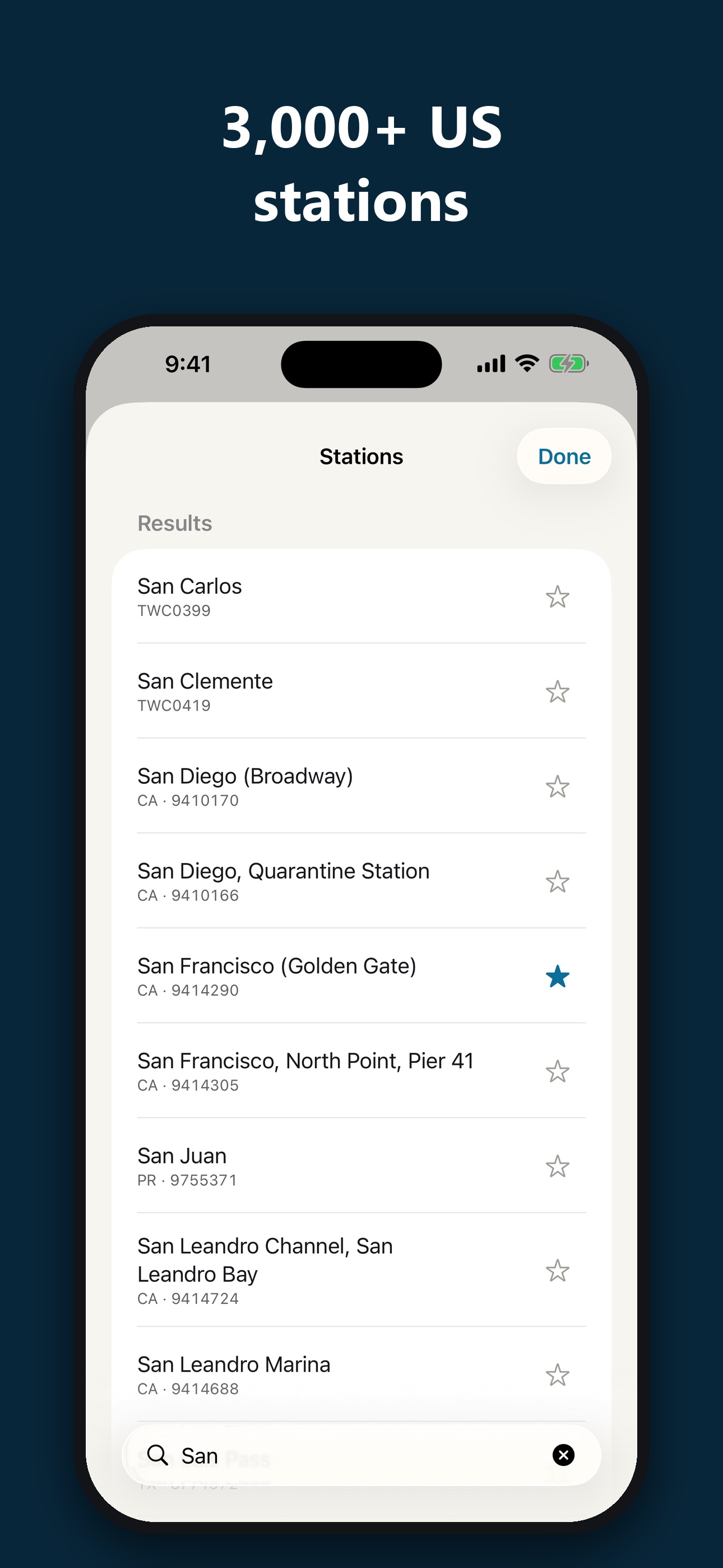 Screenshot 6 of Tidemark: NOAA Tide Widget