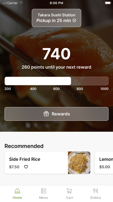 Takara Sushi Station iPhone screenshot 1 - Food & Drink app