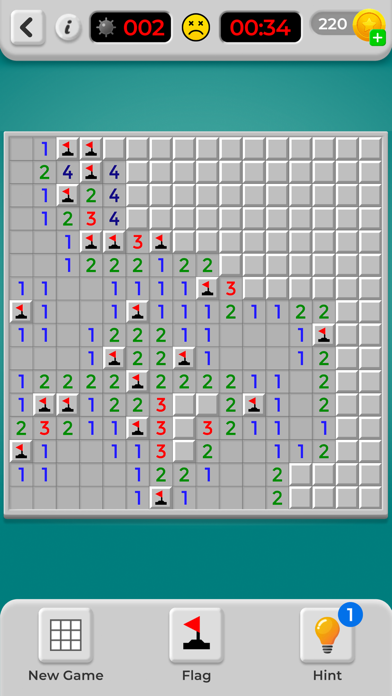 Minesweeper Classic Bomb Games iPhone screenshot 8 - Games app