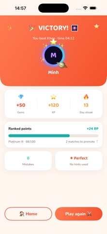Sudoku Race: Head to Head iPhone screenshot