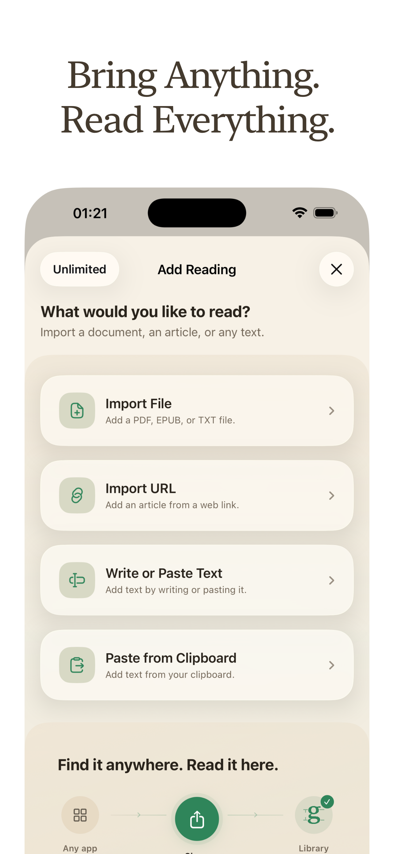 Glyphi: Speed Reader screenshot 7