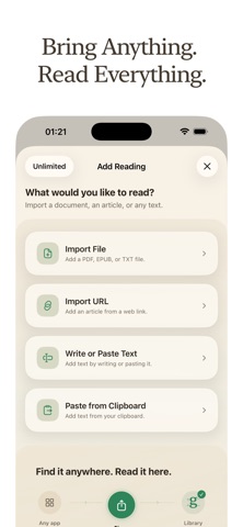 Glyphi: Speed Reader Screenshot 6 of 10