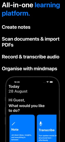 Siora: AI, Notes & Flashcards screenshot