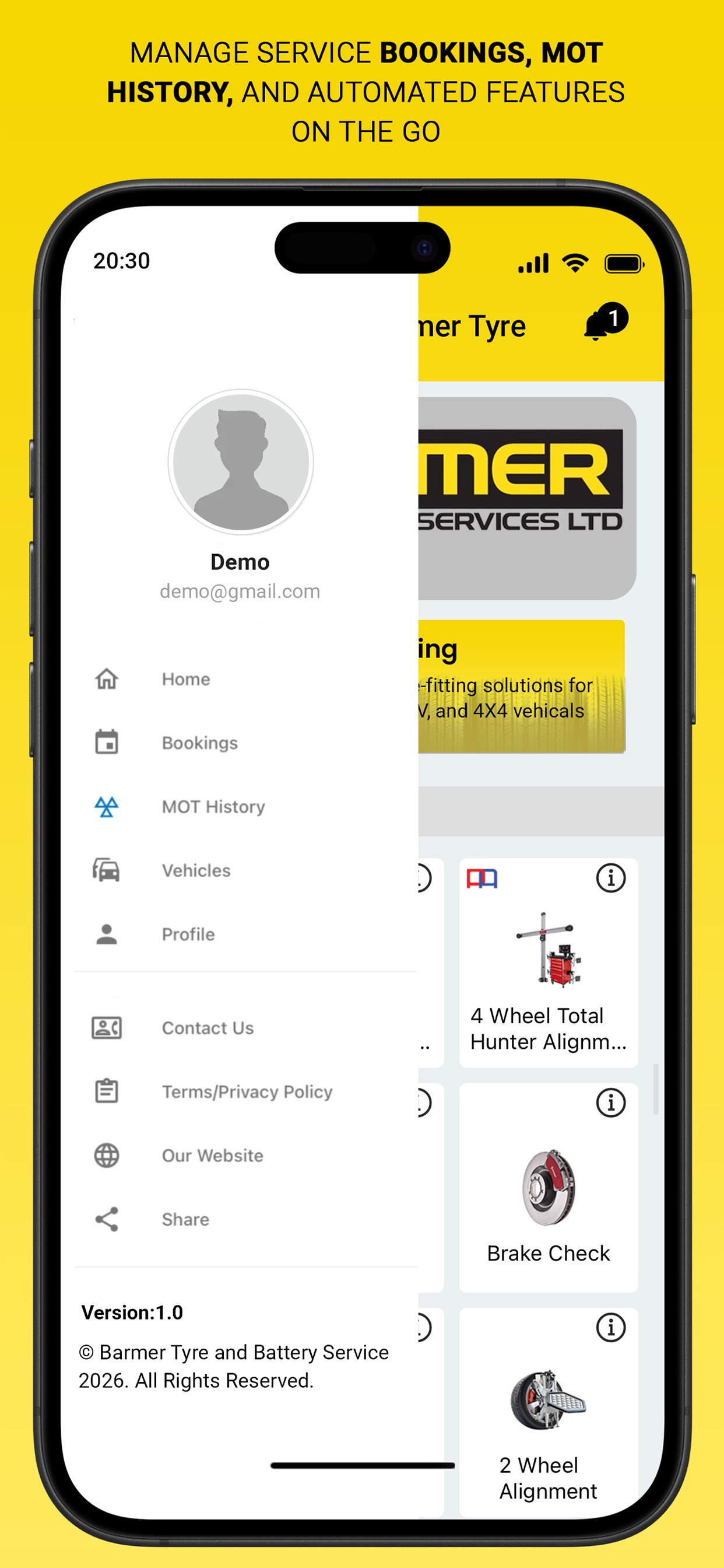 Screenshot 2 of Barmer Tyre