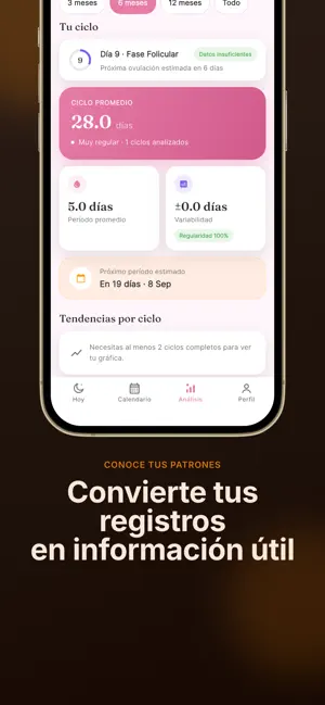 Lunea: Period Tracker screenshot 3
