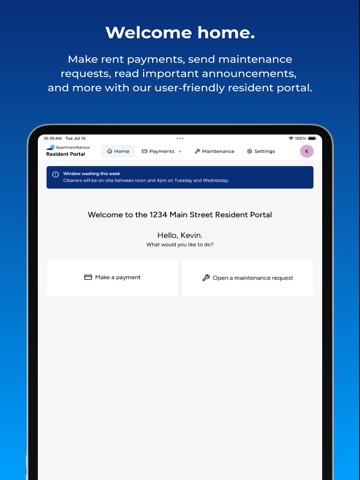 Residents ASSIST iPad screenshot