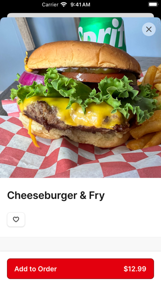 Busta's Burgers iPhone screenshot 3 - Food & Drink app