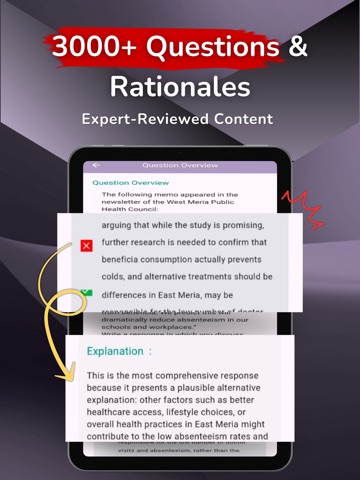 GRE Prep guide 2026 - GreFocus iPad screenshot