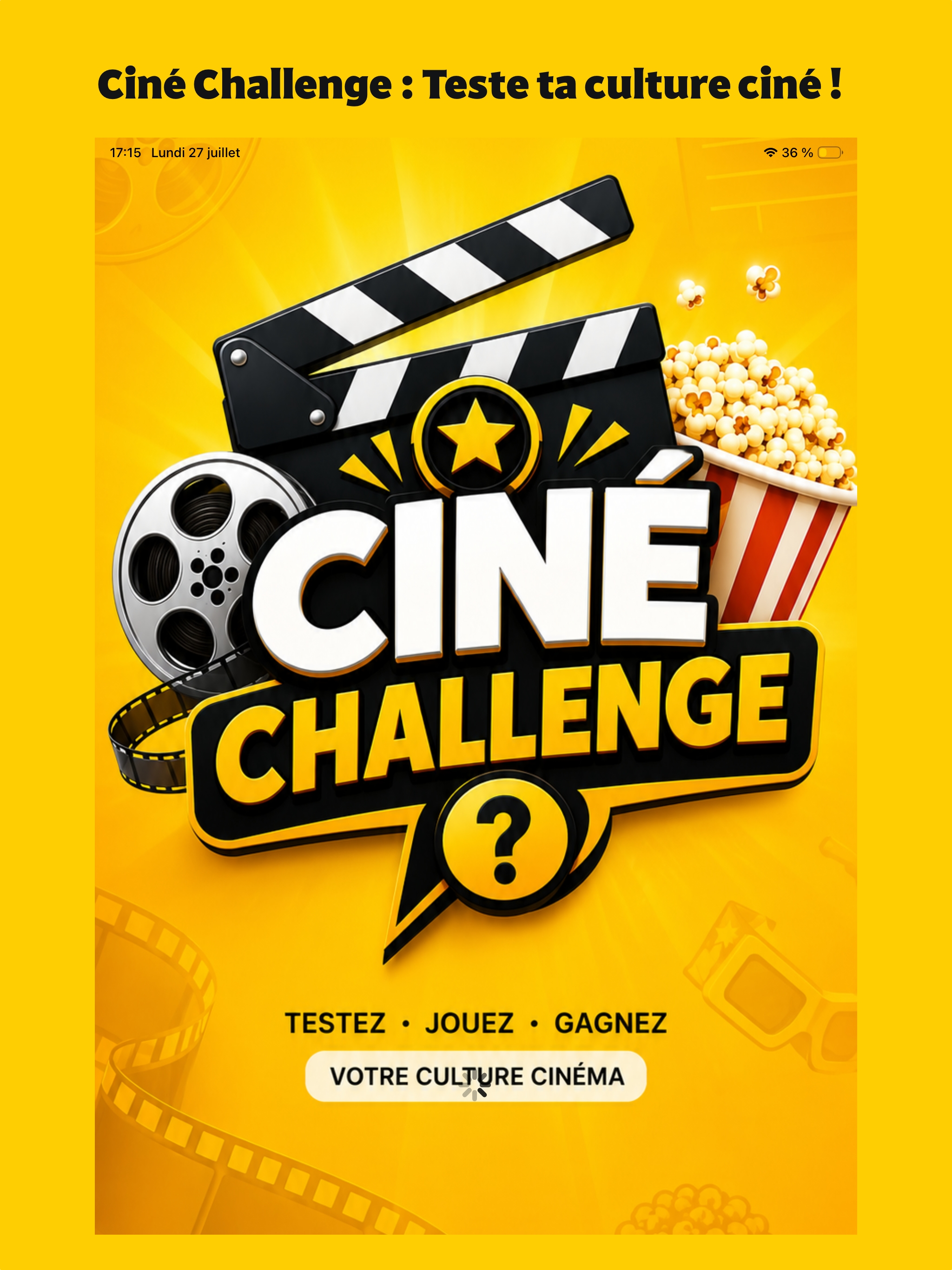 Ciné Challenge screenshot 10