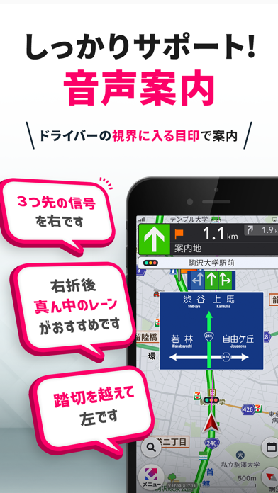 カーナビ COCCHi/Pioneerのカーナビ(かーなび)のスクリーンショット - 3