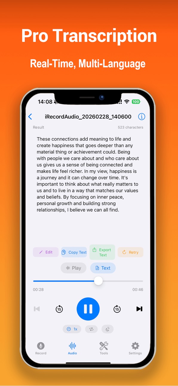 iPhone screenshot