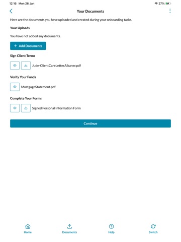 eCOS Legal iPad screenshot 4