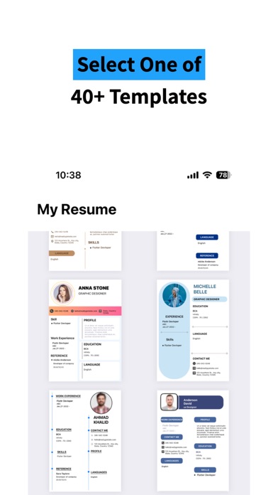 ResuME Maker - CV Jobs Builder Screenshot