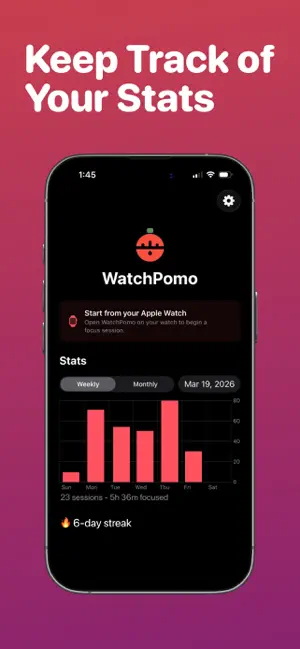 WatchPomo - Focus Timer screenshot 4