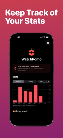 WatchPomo - Focus Timer Screenshot 4 of 4
