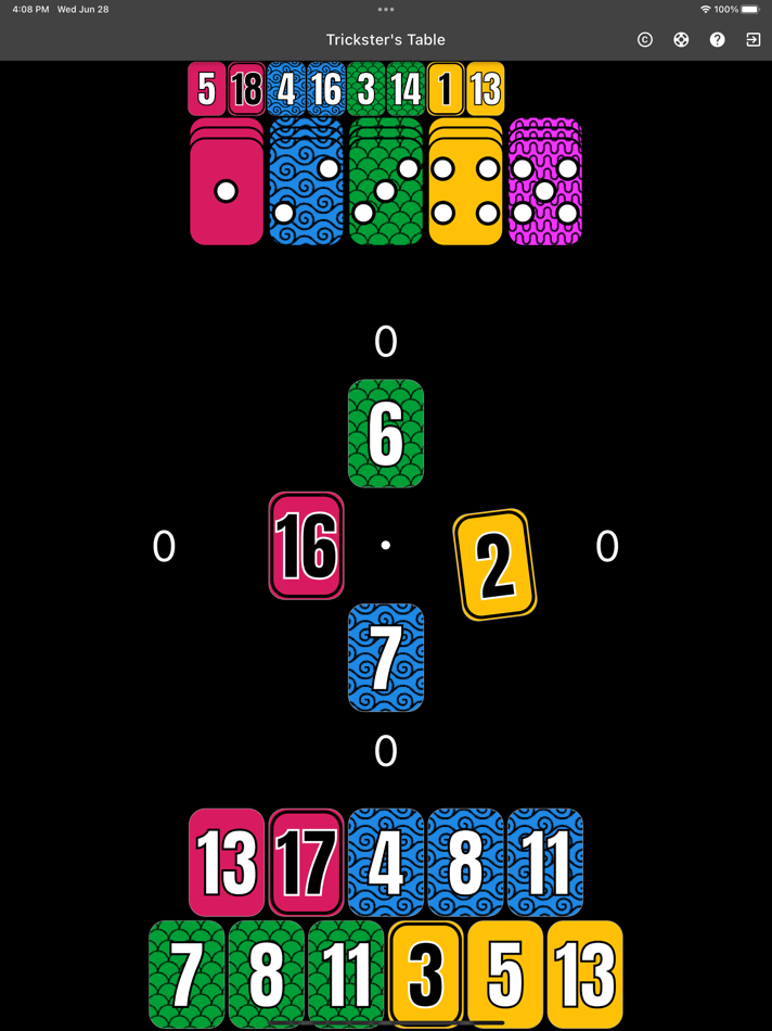 #2. Trickster's Table (iOS) 由: Dan Bravender
