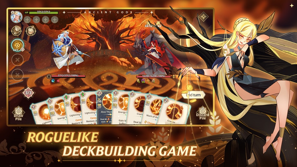#2. Ancient Gods: Deckbuilding RPG (iOS) By: Linh Lam Quang