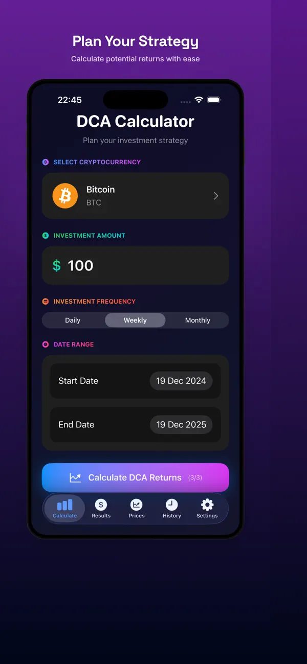#1. CryptoDCA (iOS) di: Ejmin Keshishi