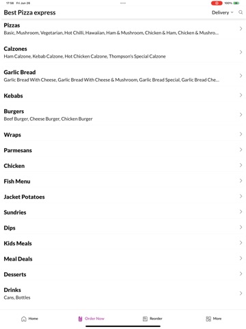 Best Pizza Express Blyth iPad screenshot