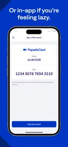 paysafecard - prepaid payments screenshot #4 for iPhone