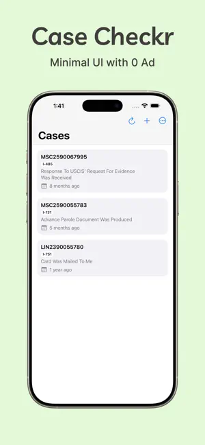 Case Checkr - USCIS screenshot 2