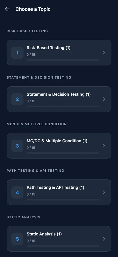 ISTQB Tech Test Analyst Prep screenshot 2