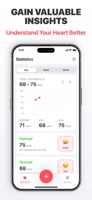 Heart Rate, Pulse Tracker Pro screenshot 4