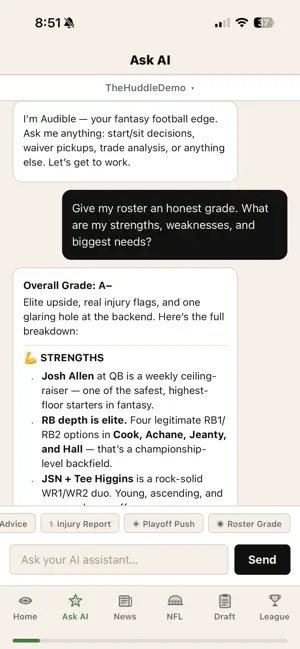 The Huddle Sports screenshot 2