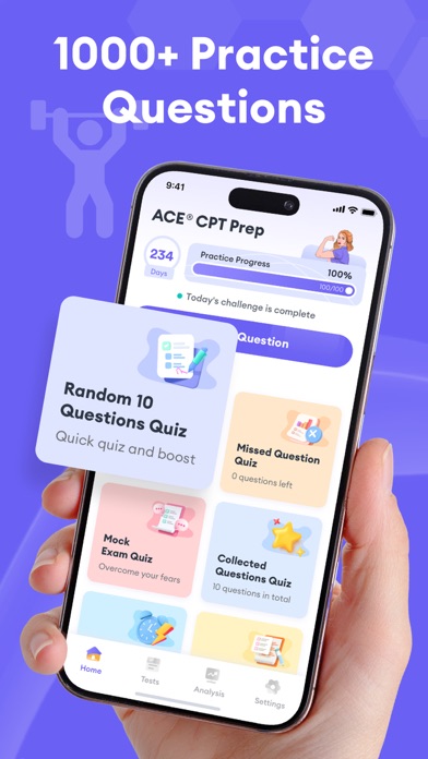 ACE CPT Fitness Prep 2026 iPhone screenshot 2 - Education app