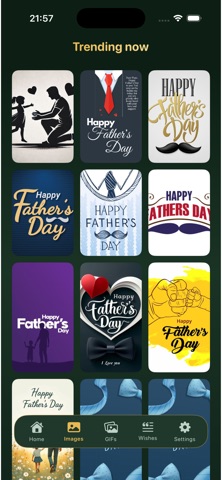 Happy Fathers Day 2026 iPhone screenshot