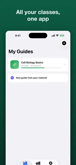 Capture d'écran de StudyAI Personalized Guides sur iPhone 6