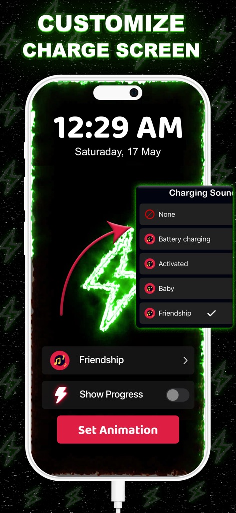 Charging Fun Screen Animation - Lifestyle App | MWM