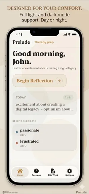 Prelude Therapy prep screenshot 3