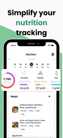 Fittmit Nutrition & Workout Screenshot 4 of 7
