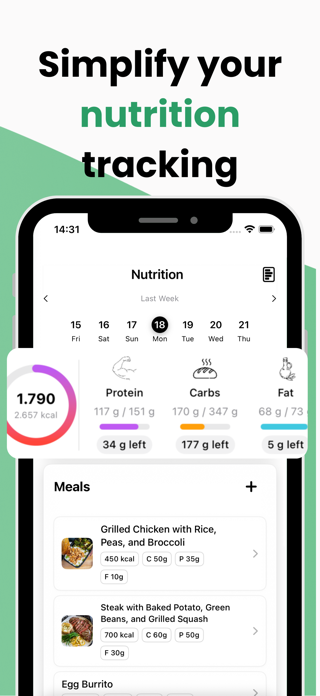 Fittmit Nutrition & Workout Screenshot 4 of 7