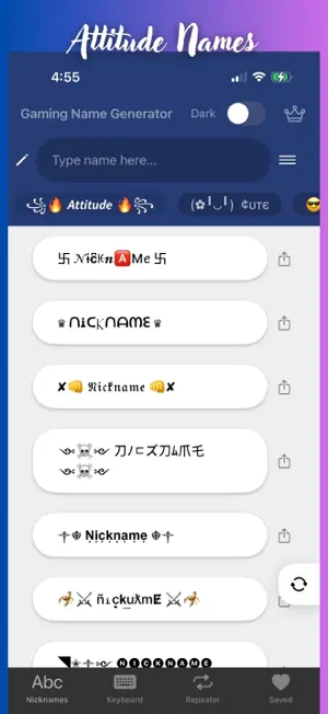 Gaming Name Generator screenshot 1