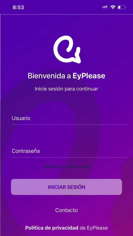 #7. EyPlease (iOS) By: David Trujillo Novoa