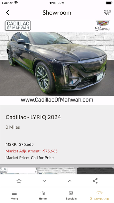 Cadillac of Mahwah DealerApp Screenshot