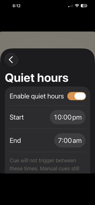 Cue: Anxiety Grounding Screenshot 4 of 7