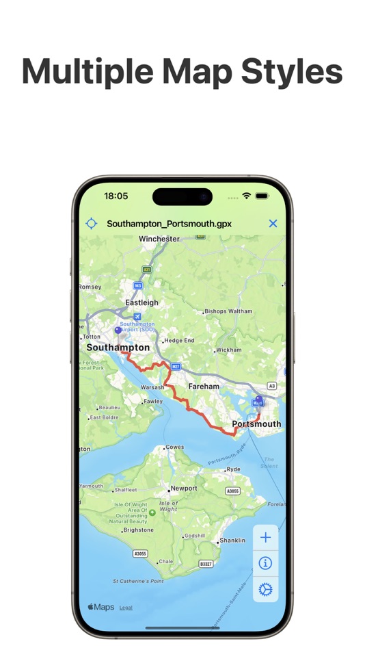 #3. TrailWay: GPX Hiking Companion (iOS) 由: Galanga Studios