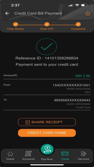 Screenshot #1 pour IDBI Bank GO Mobile+