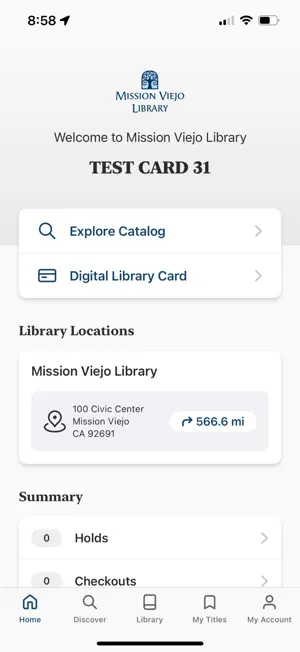Mission Viejo Library screenshot 1